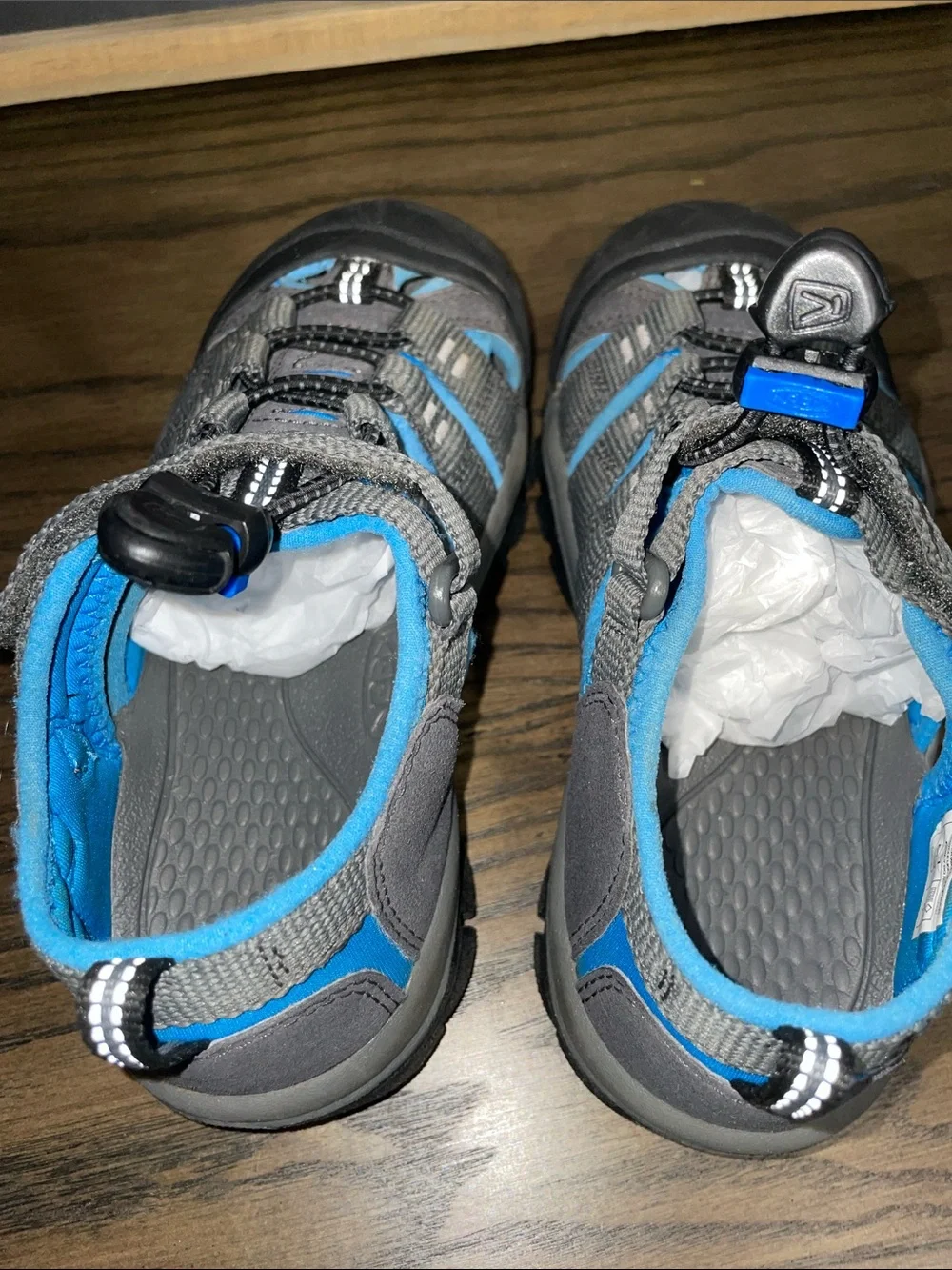 Keen Kids Toddler Boys Gray & Blue Closed-Toe Newport H2 Active Sandals Size 13